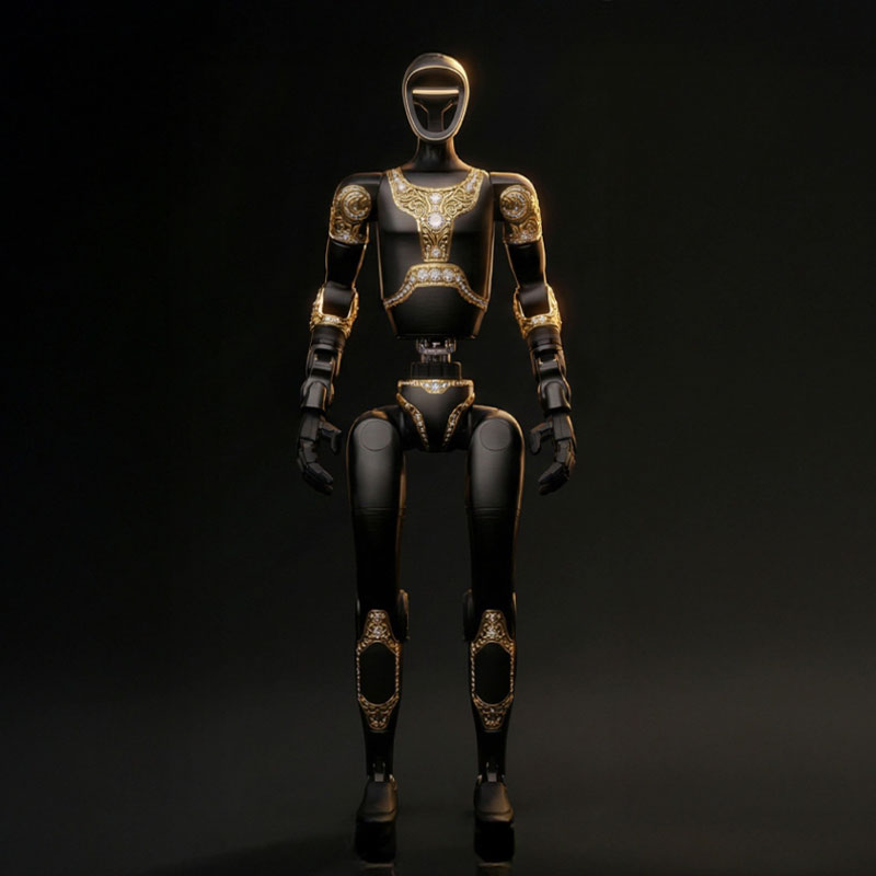 Aladdin: The Gold-Plated Luxury Humanoid Robot by Caviar