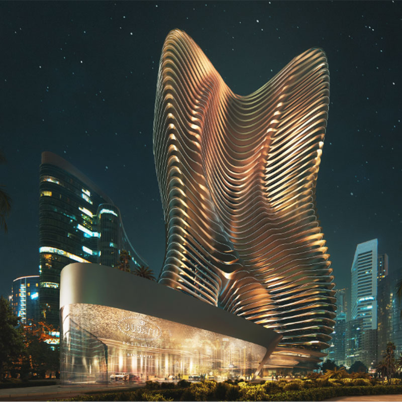 Most Expensive Apartment in Dubai: $150M Penthouse at Bugatti Residences by Binghatti